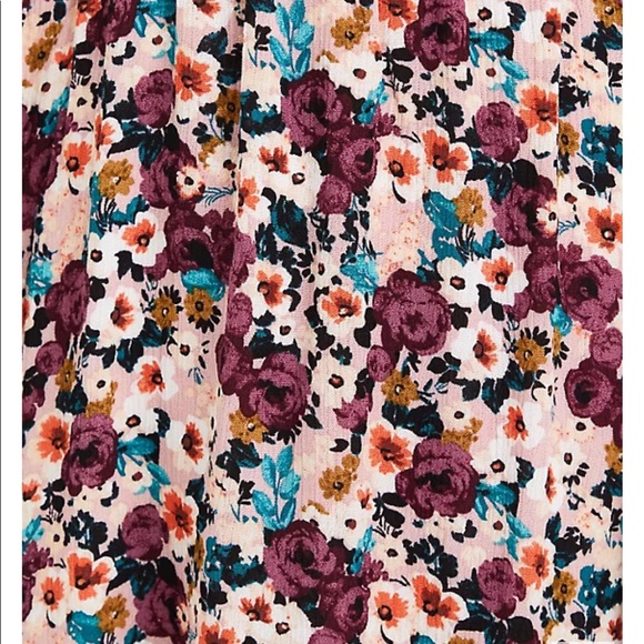 Torrid Gauze Cold Shoulder Floral Dress - Picture 5 of 7